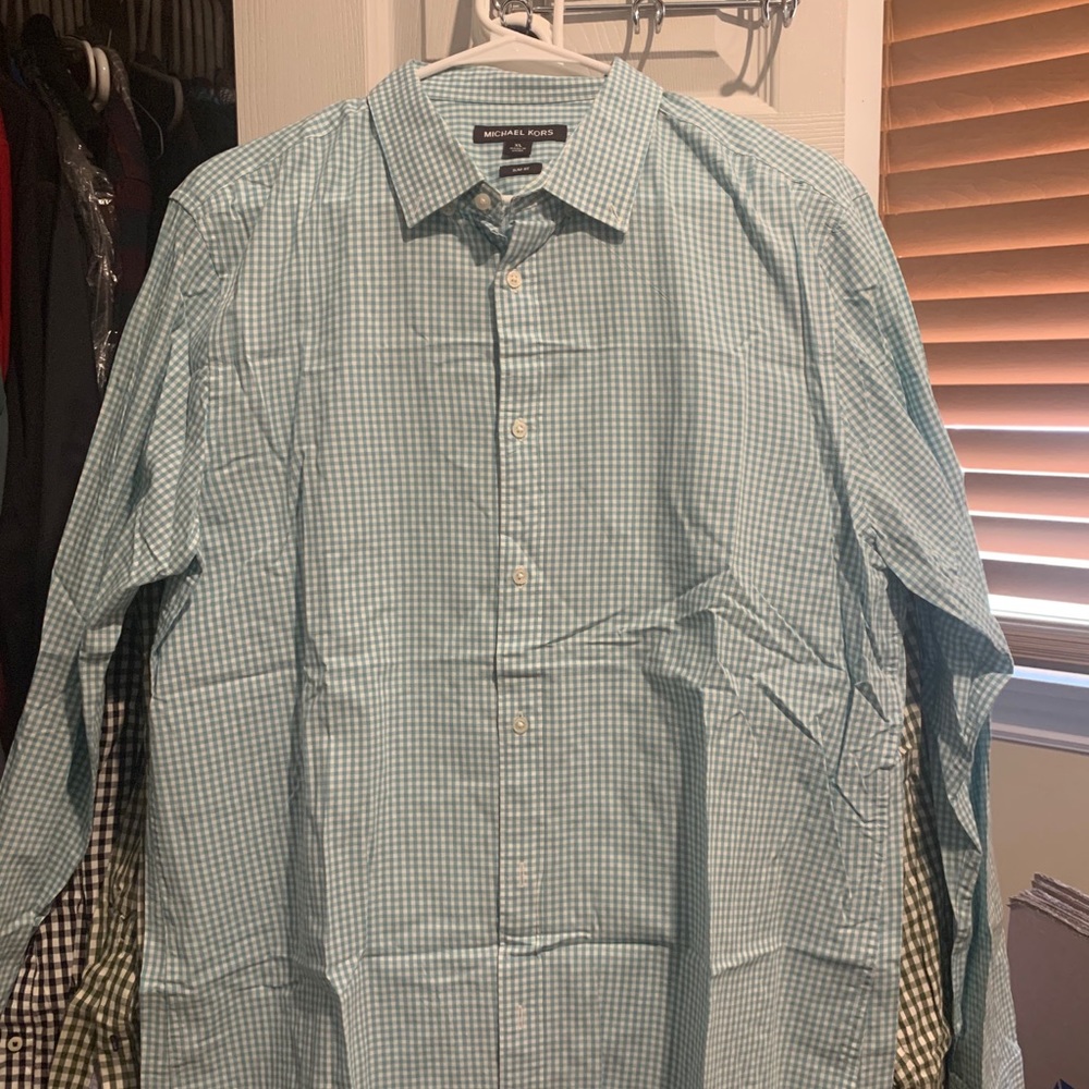 *EVERYTHING MUST GO* Michael Kors shirt sz xl slim